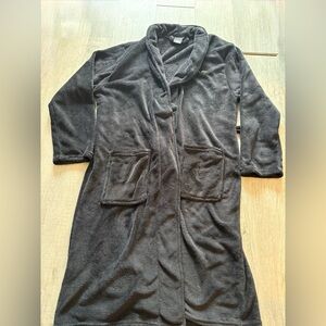 Ed Hardy Black Tiger Robe one size robe belt missing